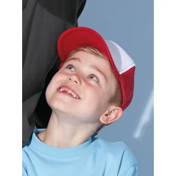 Cappellini bambino personalizzati con logo - 5 Panel Polyester Mesh Cap for Kids