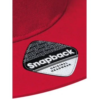 Cappellino baseball personalizzato con logo - 5 Panel Snapback Rapper Cap