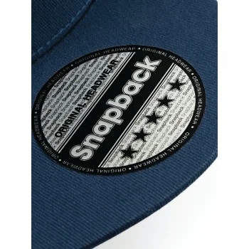 Cappellino baseball personalizzato con logo - 5 Panel Snapback Rapper Cap