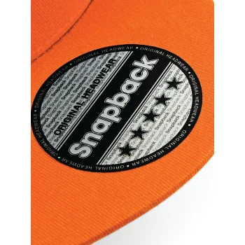 Cappellino baseball personalizzato con logo - 5 Panel Snapback Rapper Cap