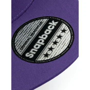 Cappellino baseball personalizzato con logo - 5 Panel Snapback Rapper Cap