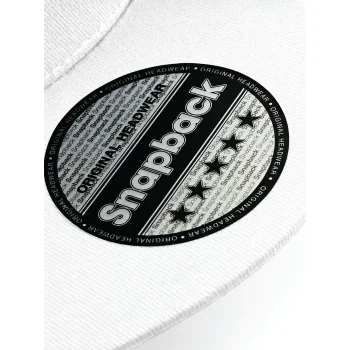 Cappellino baseball personalizzato con logo - 5 Panel Snapback Rapper Cap
