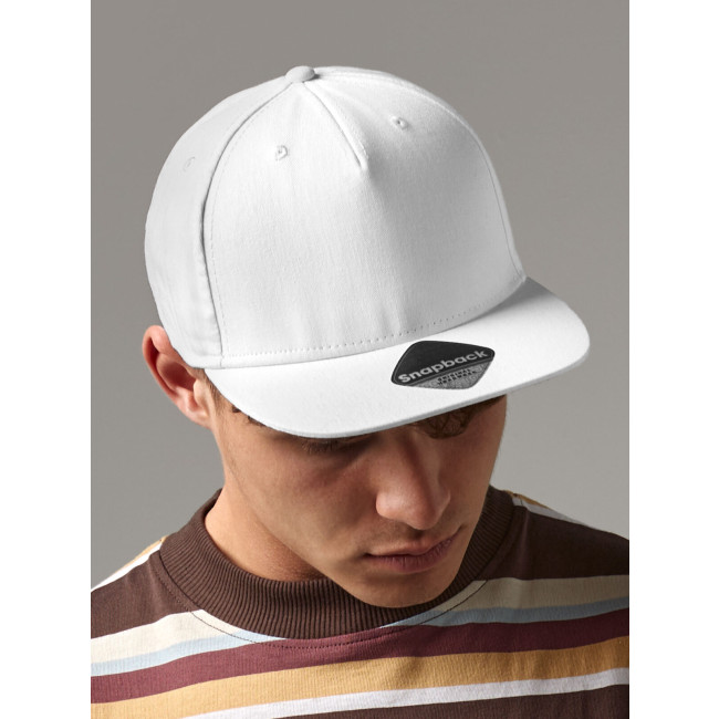 Cappellino baseball personalizzato con logo - 5 Panel Snapback Rapper Cap