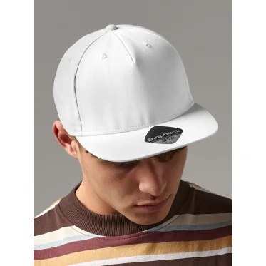 Cappellino personalizzabile snapback Beechfield 100% cotone twill