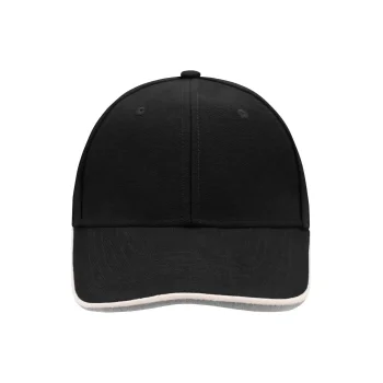 Cappellino baseball personalizzato con logo - 6 Panel Double Sandwich Cap