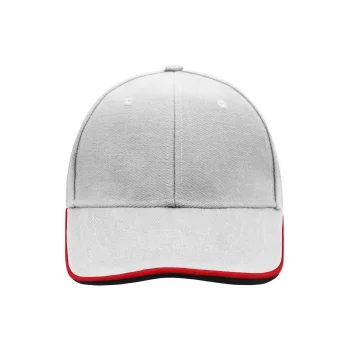 Cappellino baseball personalizzato con logo - 6 Panel Double Sandwich Cap