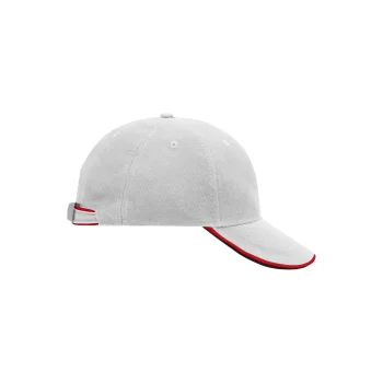 Cappellino baseball personalizzato con logo - 6 Panel Double Sandwich Cap