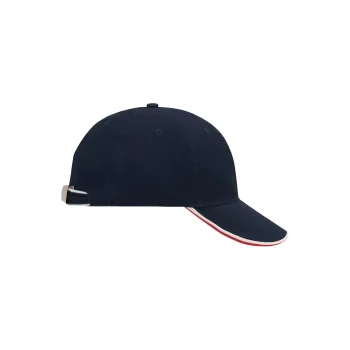 Cappellino baseball personalizzato con logo - 6 Panel Double Sandwich Cap