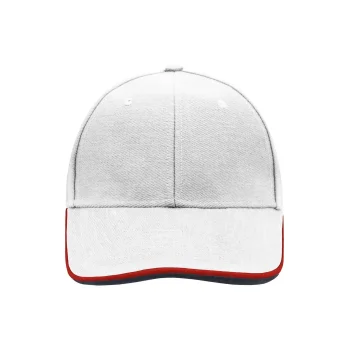 Cappellino baseball personalizzato con logo - 6 Panel Double Sandwich Cap