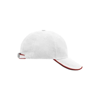 Cappellino baseball personalizzato con logo - 6 Panel Double Sandwich Cap