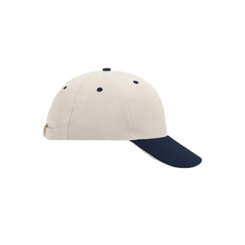 Cappellino baseball personalizzato con logo - 6 Panel Sandwich Cap