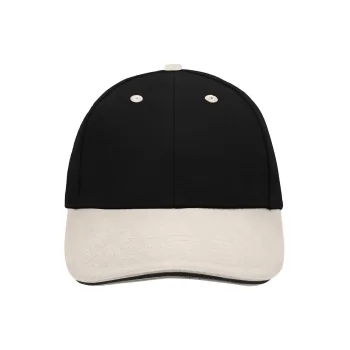 Cappellino baseball personalizzato con logo - 6 Panel Sandwich Cap
