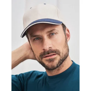 Cappellino baseball personalizzato con logo - 6 Panel Sandwich Cap