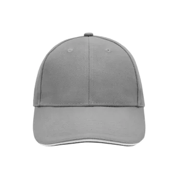 Cappellino baseball personalizzato con logo - 6 Panel Sandwich Cap