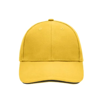 Cappellino baseball personalizzato con logo - 6 Panel Sandwich Cap