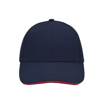 Cappellino baseball personalizzato con logo - 6 Panel Sandwich Cap