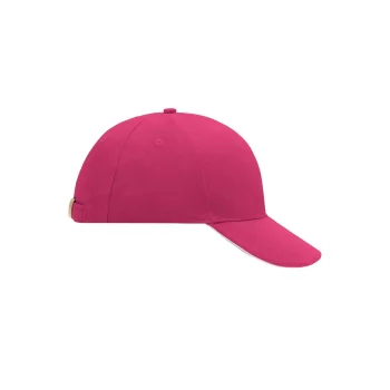 Cappellino baseball personalizzato con logo - 6 Panel Sandwich Cap