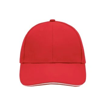 Cappellino baseball personalizzato con logo - 6 Panel Sandwich Cap