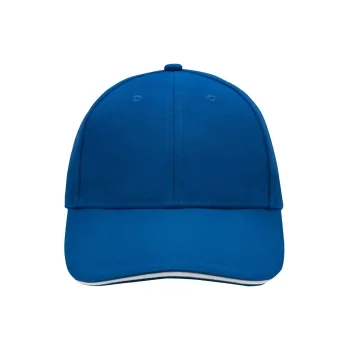Cappellino baseball personalizzato con logo - 6 Panel Sandwich Cap