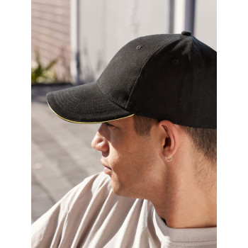 Cappellino baseball personalizzato con logo - 6 Panel Sandwich Cap