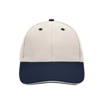 Cappellino baseball personalizzato con logo - 6 Panel Sandwich Cap