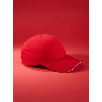 Cappelli personalizzati con logo - 6 panel sandwich cap with brushed surface