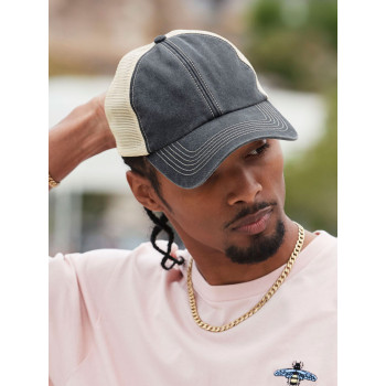 Cappellino baseball personalizzato con logo - 6 Panel Vintage Trucker