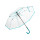 Ombrello trasparente personalizzabile Fare con apertura automatica Windproof