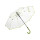 Ombrello trasparente personalizzabile Fare con apertura automatica Windproof