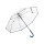 Ombrello trasparente personalizzabile Fare con apertura automatica Windproof