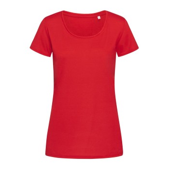 Maglietta t-shirt da donna personalizzata con logo  - Active Cotton Touch