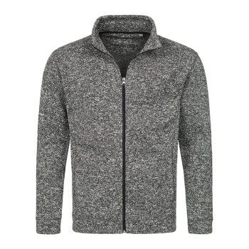 pile uomo personalizzati con logo  - Active Knit Fleece Jacket