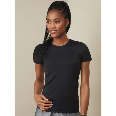 T-shirt personalizzabile Stedman in poliestere Active-DRY con logo catarifrangente