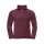 Polo mezza zip personalizzabile Russell in tessuto felpato con tasche