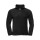 Polo mezza zip personalizzabile Russell in tessuto felpato con tasche