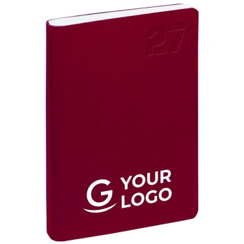 Agenda giornaliera 2027 personalizzata - Agenda giornaliera 11x16,3 cm personalizzabile con 320 pagine