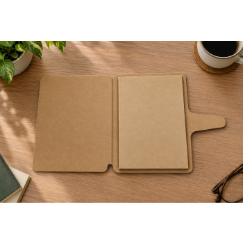 Agenda giornaliera 2027 personalizzata - Agenda giornaliera 14x20 cm con portafoglio esterno in vivella