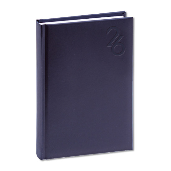 Agenda giornaliera a quadretti 17x24 cm copertina rigida FSC made in Italy