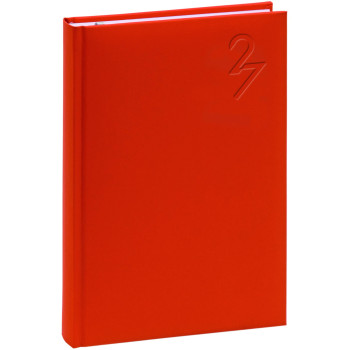 Agenda giornaliera 2027 personalizzata - Agenda giornaliera A5 14x20cm multilingue copertina imbottita e carta FSC