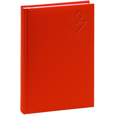Agenda giornaliera A5 14x20cm multilingue copertina imbottita e carta FSC