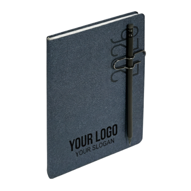 Agenda giornaliera canvas A5 in cartoncino riciclato con rubrica