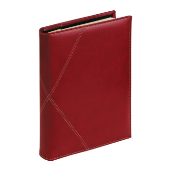 Agenda portafoglio personalizzata - Agenda giornaliera Canyon 17x24 cm con copertina a portafoglio e cuciture a contrasto