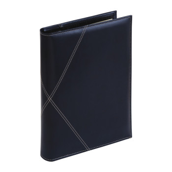Agenda portafoglio personalizzata - Agenda giornaliera Canyon 17x24 cm con copertina a portafoglio e cuciture a contrasto
