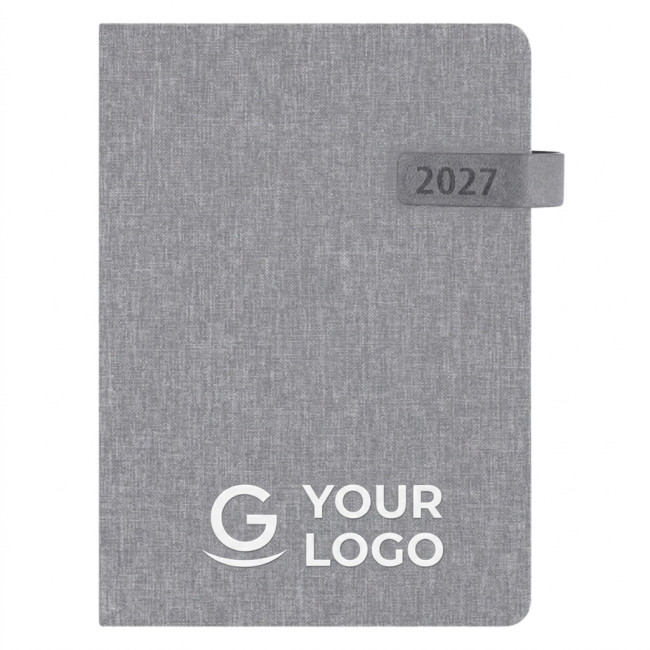 Agenda 2027 personalizzata con logo - Agenda giornaliera Mylok A5