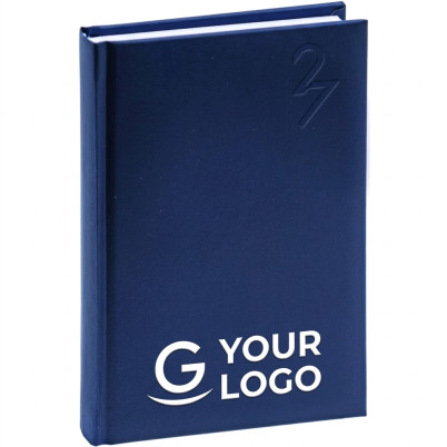 Agenda giornaliera personalizzabile 17x24 cm copertina rigida e carta FSC 