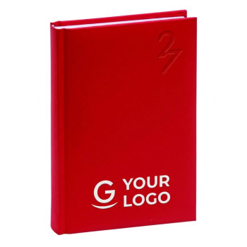 Agenda giornaliera 2027 personalizzata - Agenda giornaliera personalizzabile 17x24 cm copertina rigida e carta FSC 