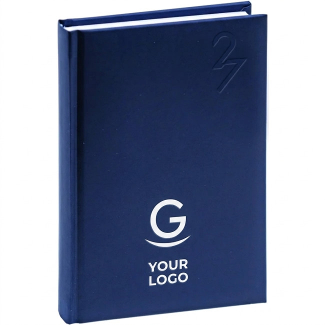 Agenda giornaliera 2027 personalizzata - Agenda giornaliera personalizzabile 17x24cm copertina rigida e carta FSC 