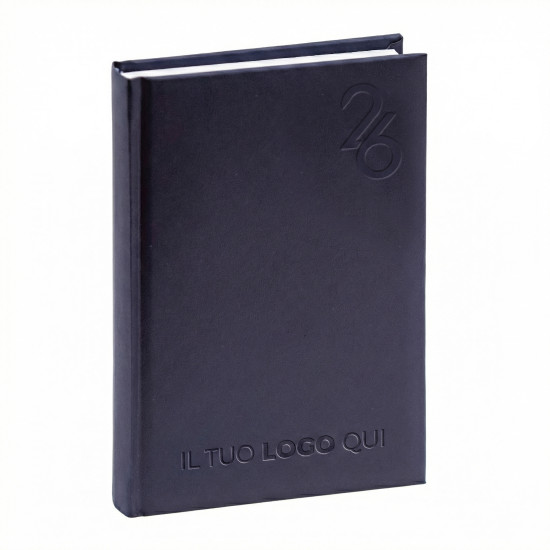 Agenda giornaliera personalizzabile 17x24cm copertina rigida e carta FSC 