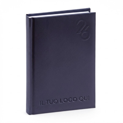 Agenda giornaliera personalizzabile con copertina imbottita e carta FSC