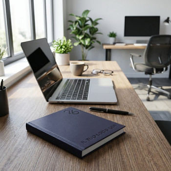 Agenda giornaliera 2026 personalizzata - Agenda giornaliera personalizzabile con copertina imbottita e carta FSC